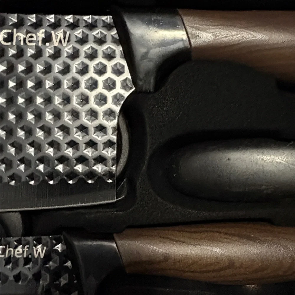 Black and Brown Kitchen Knife Set